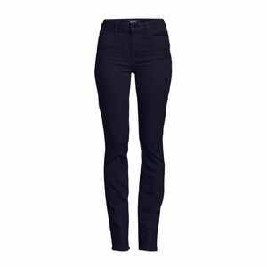 Dark Blue Cotton-Stretch Straight Jeans - PAIGE